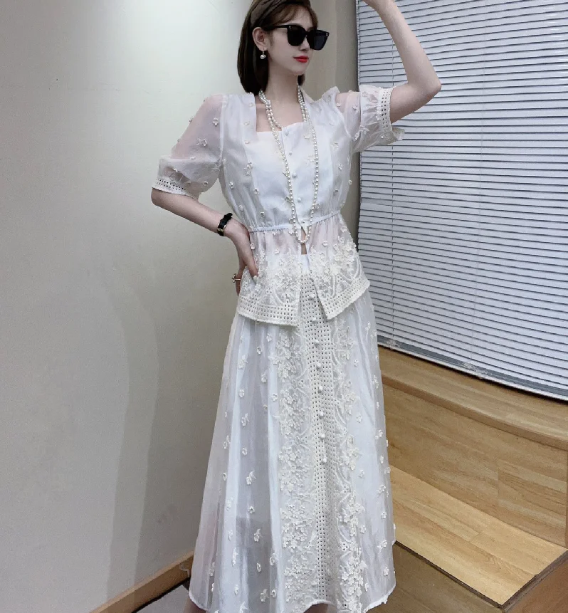 

2023 Women's Clothing New Slim Fit Slimming Suit Long Dress
