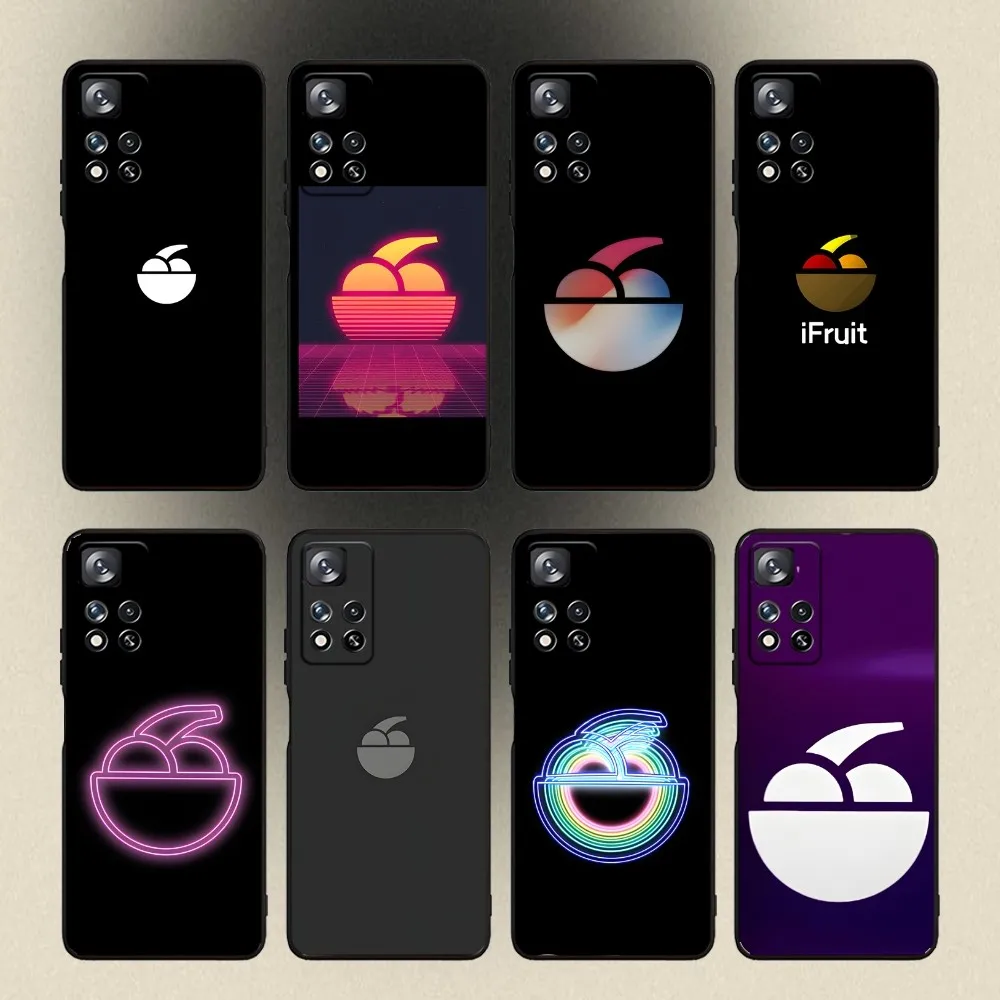 Чехол IFruit для телефона Samsung Galaxy A20,A21s,A22,A31,A32,A52,A53,A72,73,A80,A91, мягкий черный Чехол