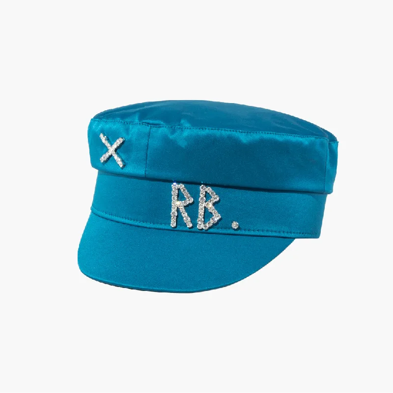 Fashion Luxury Diamond Letter Stain Newsboy Cap for Women Crystal-embellished Baker Boy Caps S-XL Different Head Size cotton newsboy cap