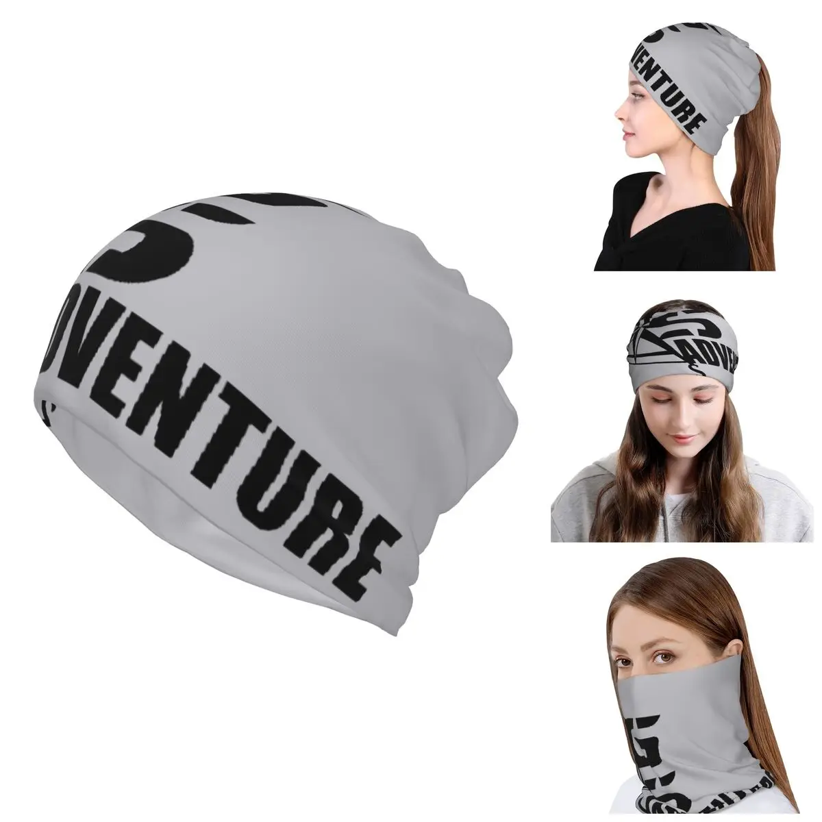 

GS Motorcycle Adventure Skullies Beanies Caps Women Men Windproof Neck Gaiter Winter Endurance Bandana Scarf for Hiking