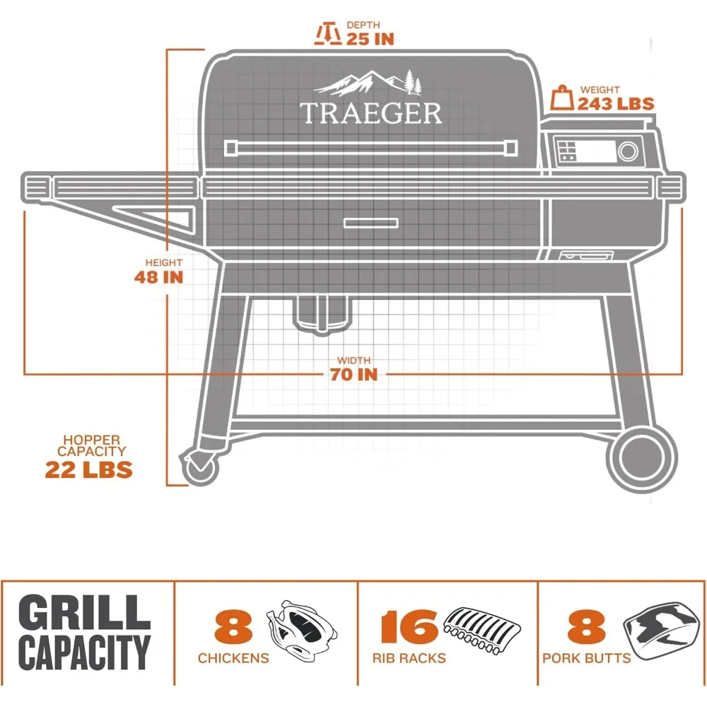 Grills Ironwood XL Electric Wood Pellet Grill and Smoker with WiFi and App Connectivity 5