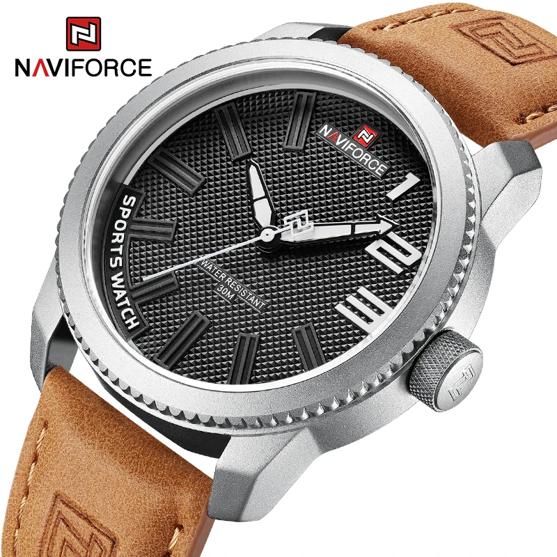 Top Brand NAVIFORCE New Original Watch for Men Waterproof Quartz Male Clock Military Sports Fashion Wristwatch Relogio Masculino