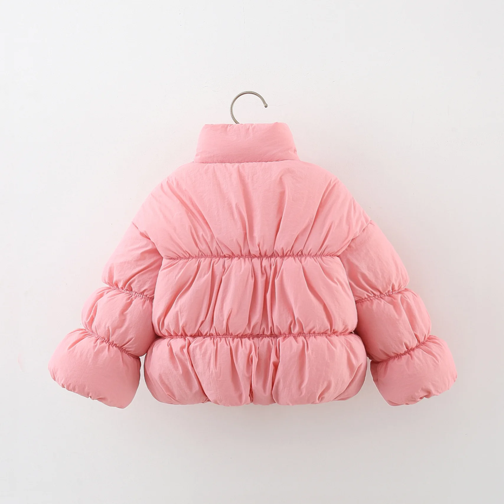 Winter Baby Girls Coat Long Sleeve Lovely Thick Warm Cotton Padded Jacket Outerwear Toddler Infant Girls Clothing Kids Overcoat