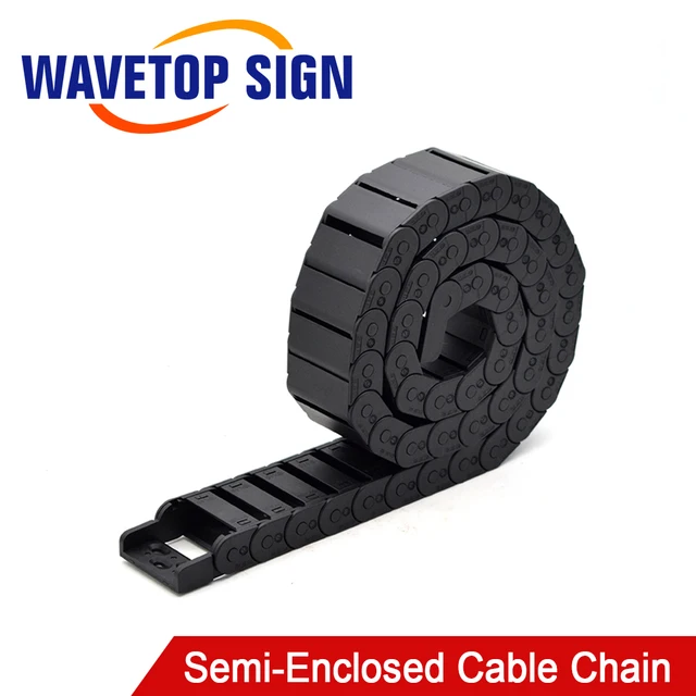 สายเคเบิลแบบกึ่งปิด SignkoRay ยาว 1 เมตร สำหรับส่งสัญญาณ สายพลาสติกสำหรับลากจูง ใช้กับเครื่องพิมพ์ 3 มิติ เครื่องตัดเลเซอร์ และเครื่องแกะสลัก 1