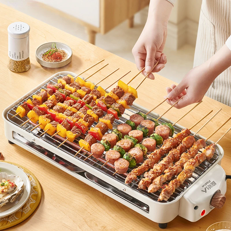 Electric Grill Home Kitchen Smokeless Barbecue Pan Stove Roaster Grill Multifunctional гриль электрический Parrilla Electrica electric griddle,rotisserie grill