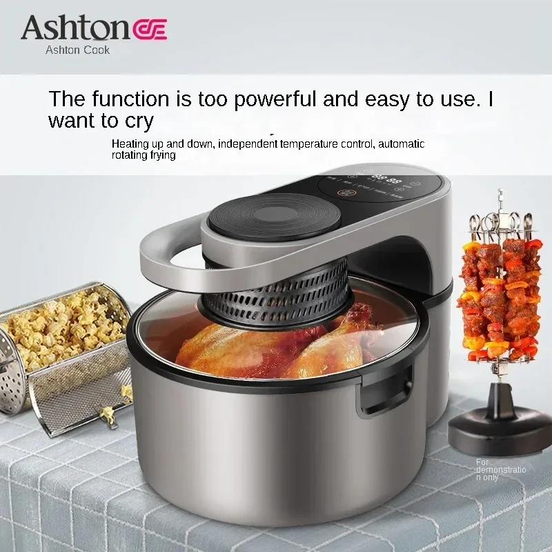 50Hz 6L, Air Fryer, Bake Meat and Make Egg Tarts with Aobosi AF68 Multi-functional Intelligent Large Capacity Low-Oil Fryer 2024