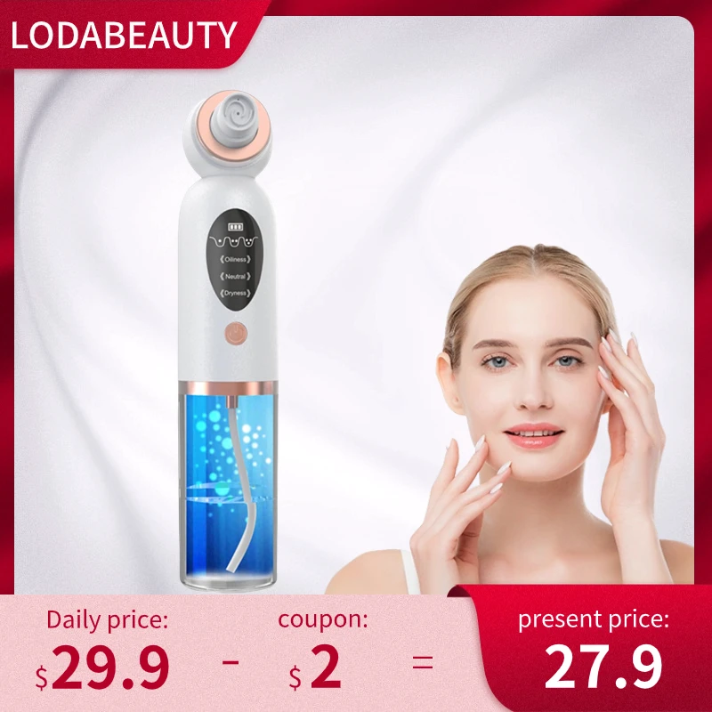 Multi-functional Blackhead Remover and Facial Cleansing Beauty Device with Electric Pore Vacuum and USB Rechargeable Design