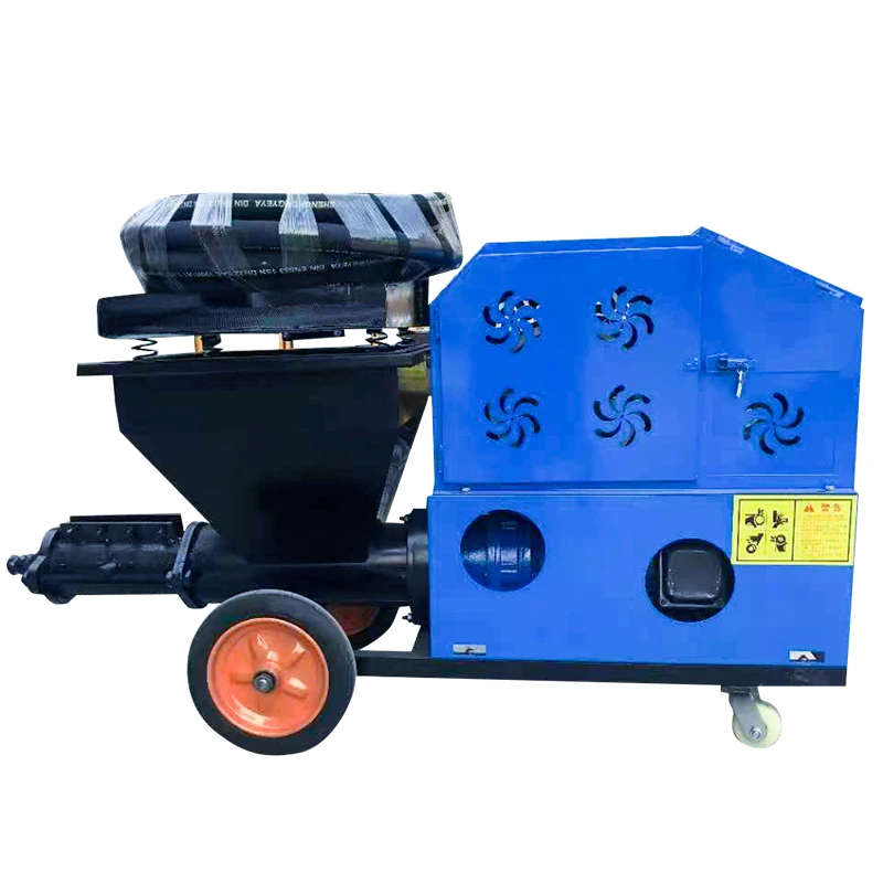 Mortar Mixing Pumping Screeding Wall Plastering Rendering Grouting Cement Spraying Machine