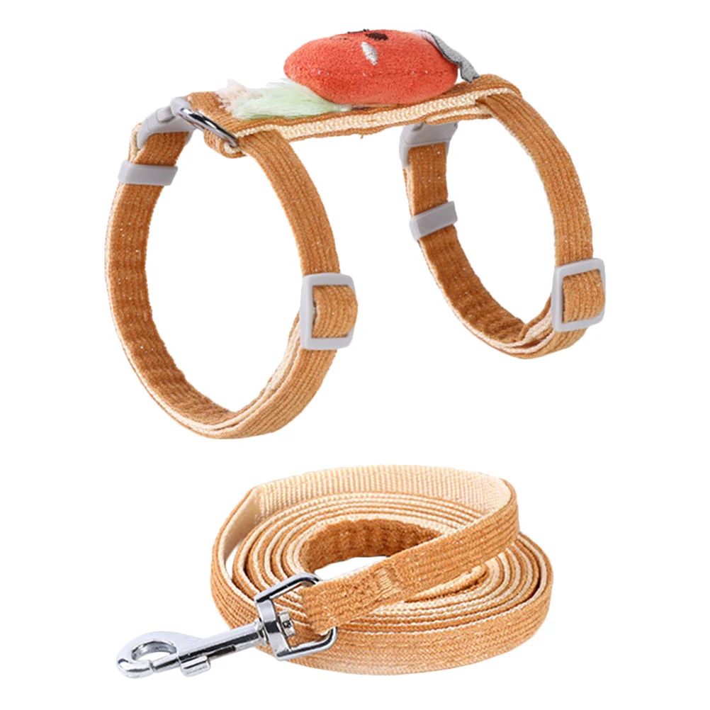 

Cat Leash Kitten Supplies Pet Supply Adorable and Harness Strap Escape Proof Tool