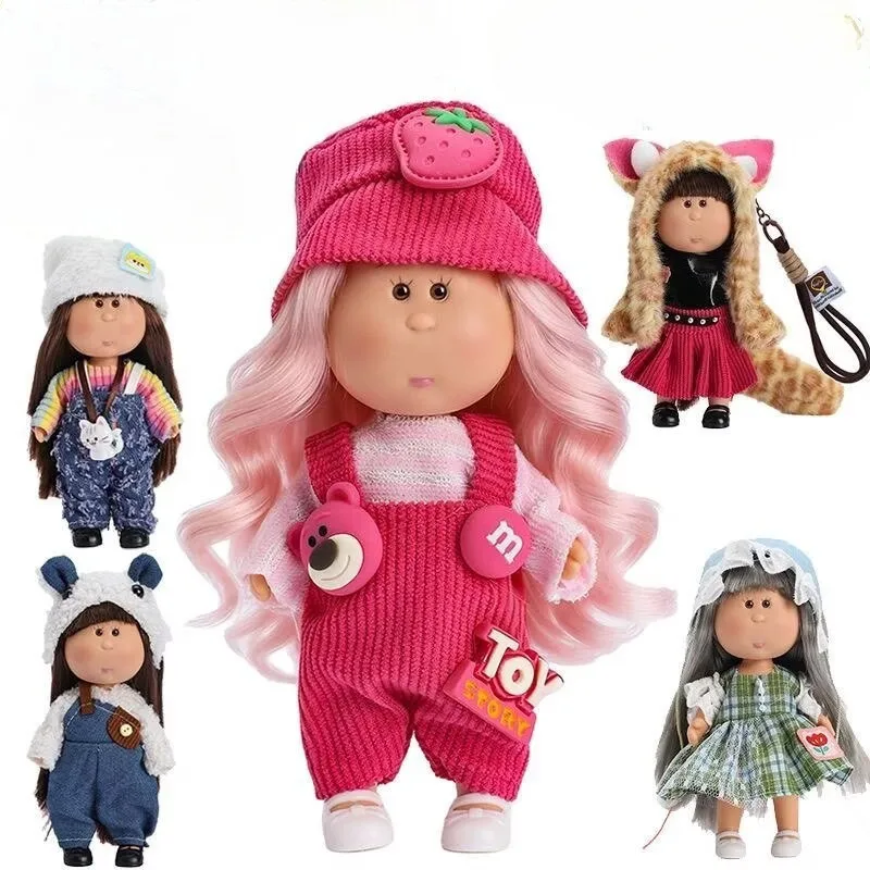 14cm 미니 감자 인형 및 의류 3D 시뮬레이션 눈 움직임 관절 힌지 장난감