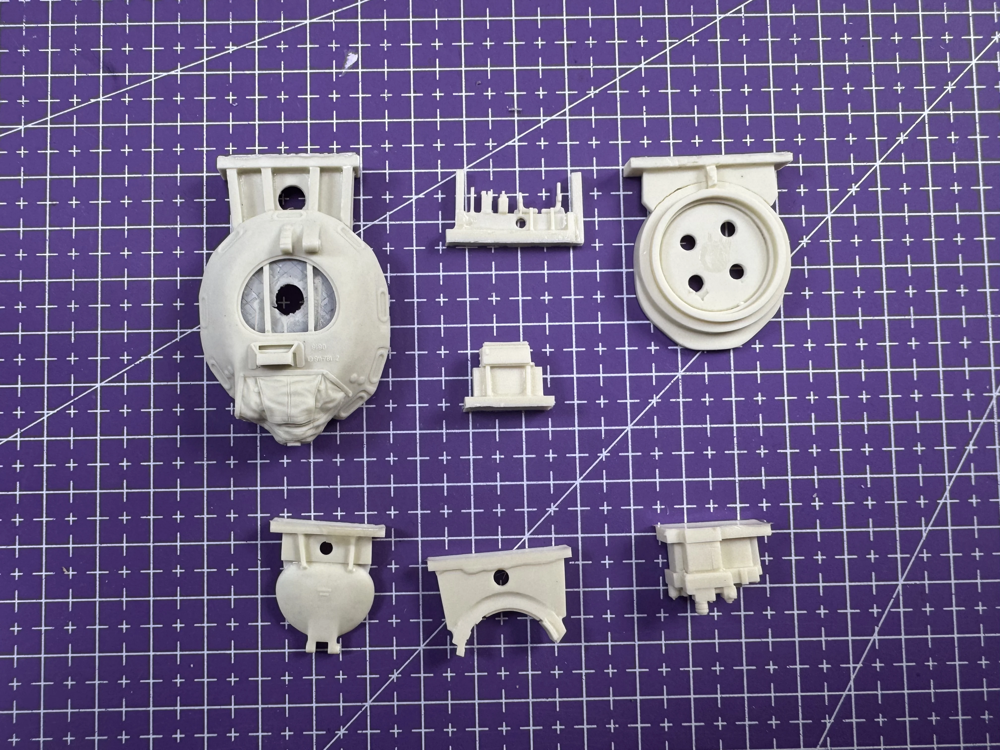1/35 캐스트 레진 모델 조립 키트, GK, M60 패튼 주력전차 사령관 포탑, 도색되지 않음