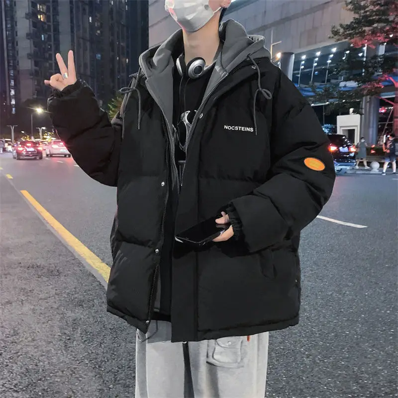 

Парка мужская утепленная с капюшоном, модная куртка оверсайз в стиле хип-хоп, Повседневная Уличная одежда, 4XL, E654, зима