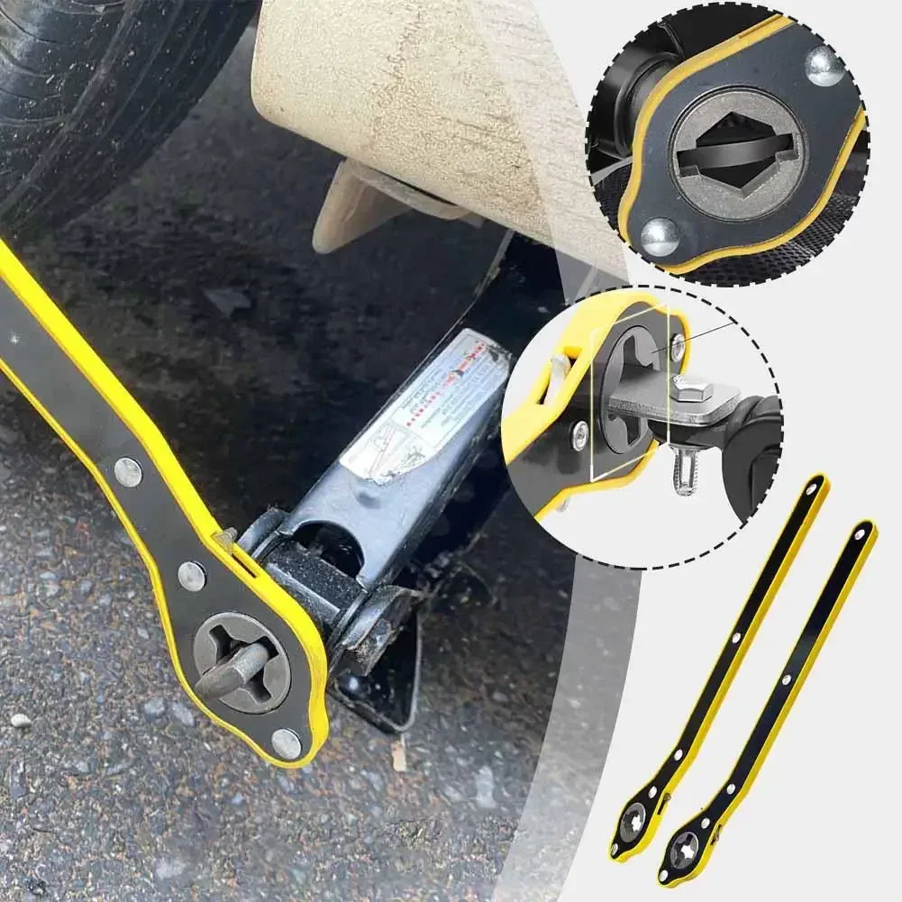 High Carbon Steel Car Jack Ratchet Wrench Tool for Tire Repair