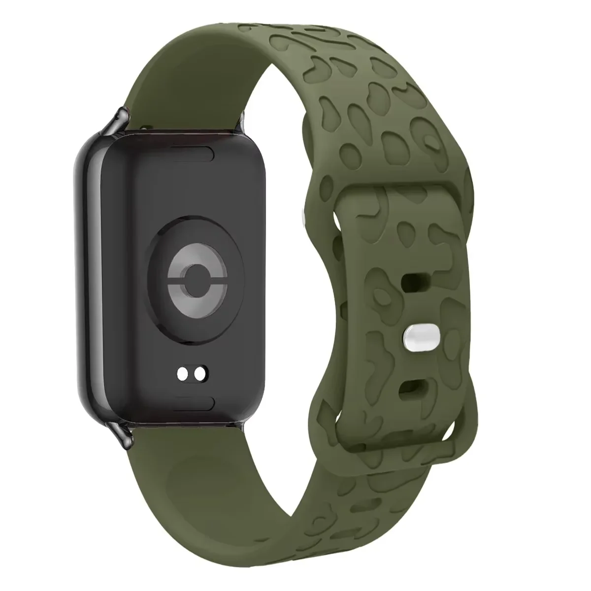 Silicone Leopard Sports Strap Replacement Band - Versatile Fitness Watch Accessory