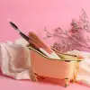 Portable Organizer Box Small Miniature Decoration Bath Tub Box Anti-deform Makeup Holder Anti-slip for Bathroom 2