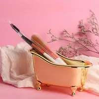 Portable Organizer Box Small Miniature Decoration Bath Tub Box Anti-deform Makeup Holder Anti-slip for Bathroom 2
