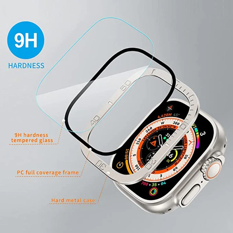 Premium Tempered Glass Metal Frame Screen Protector