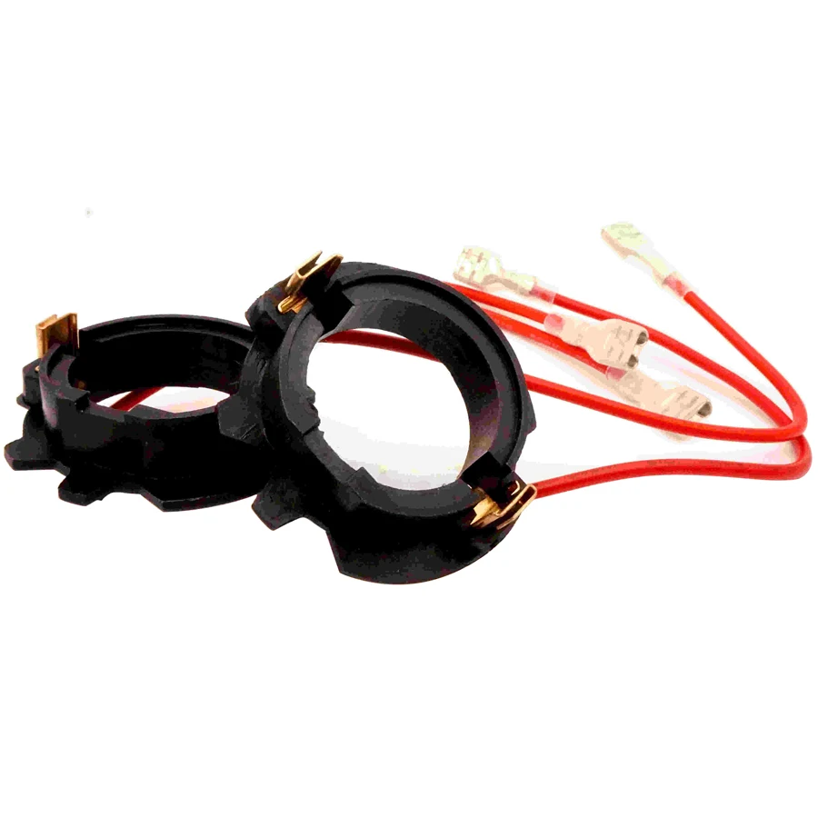 LED Adapters Holders for VW Golf 5 MK5 Jetta Headlight Bulb Base 2Pcs