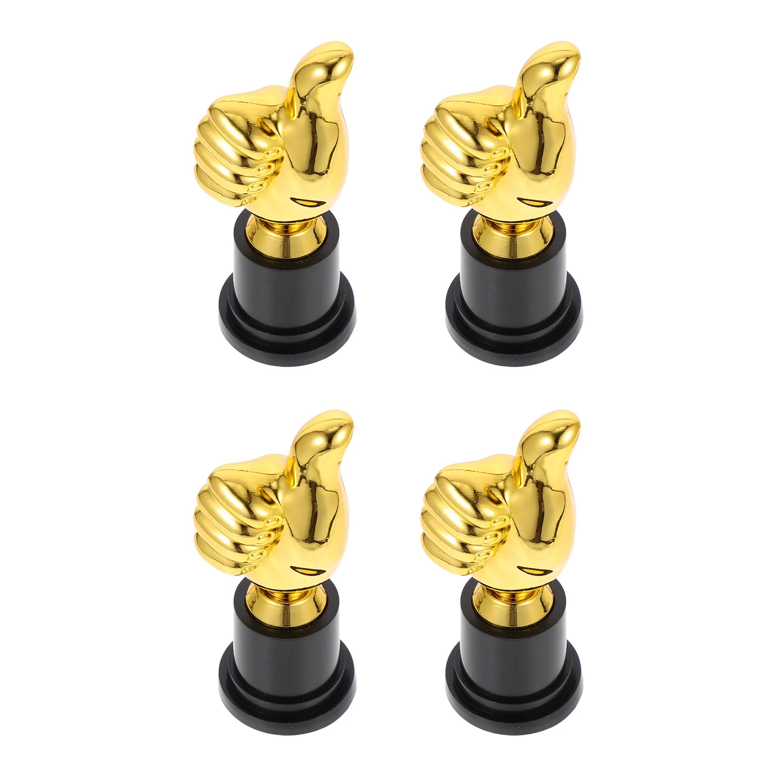 Great Thumb Plastic Trophy Delicate Sports Game Commemorative Trophies School Rewarding Trophies Show Competition Gifts