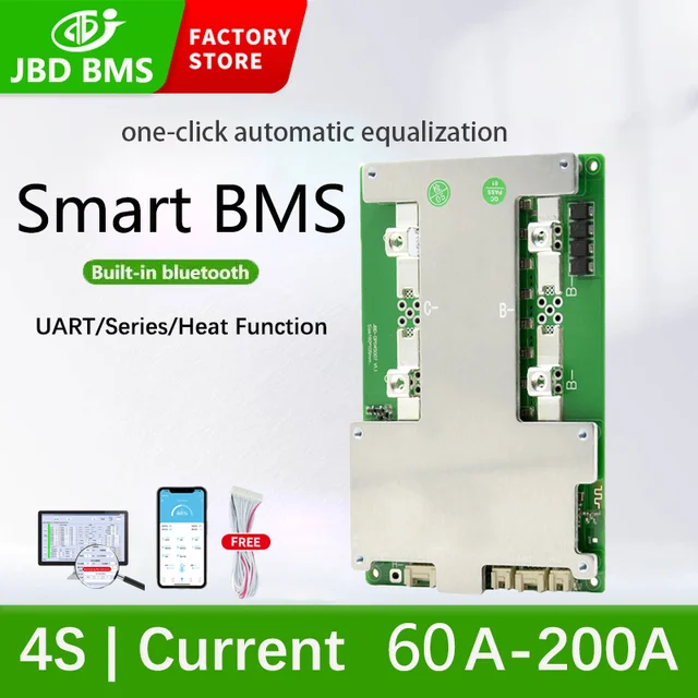 JBD BMS 4S 12V 60A 100A 150A 200A 1