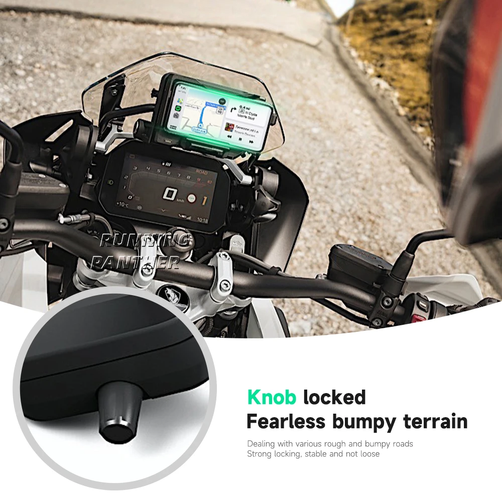 Supporto Telefono Moto BMW Con Ricarica Wireless - Per GS, S1000XR, F Series, Impermeabile IPX6 - Foto 11