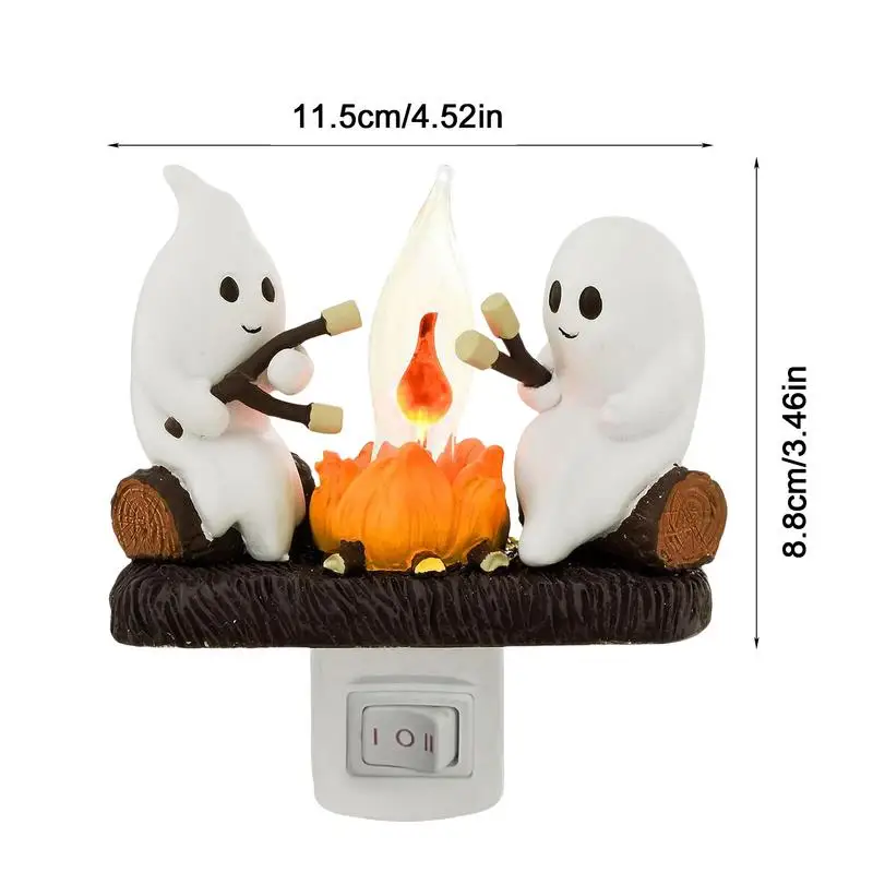 Lampe De Lecture Fantôme Mignonne, Lampe De Nuit Fantôme D'Halloween, Lampe De Nuit De