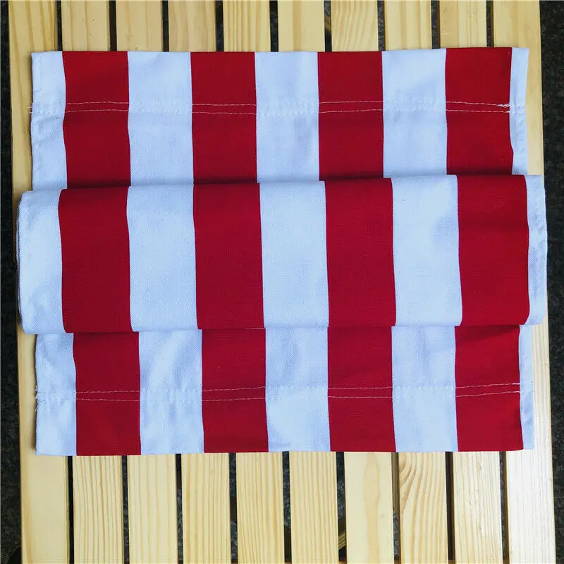 Housses De Siège En Toile Pour Chaises Pliantes – 2 Tailles, Bleu Rayé, Lavables, Avec Tiges De Montage
