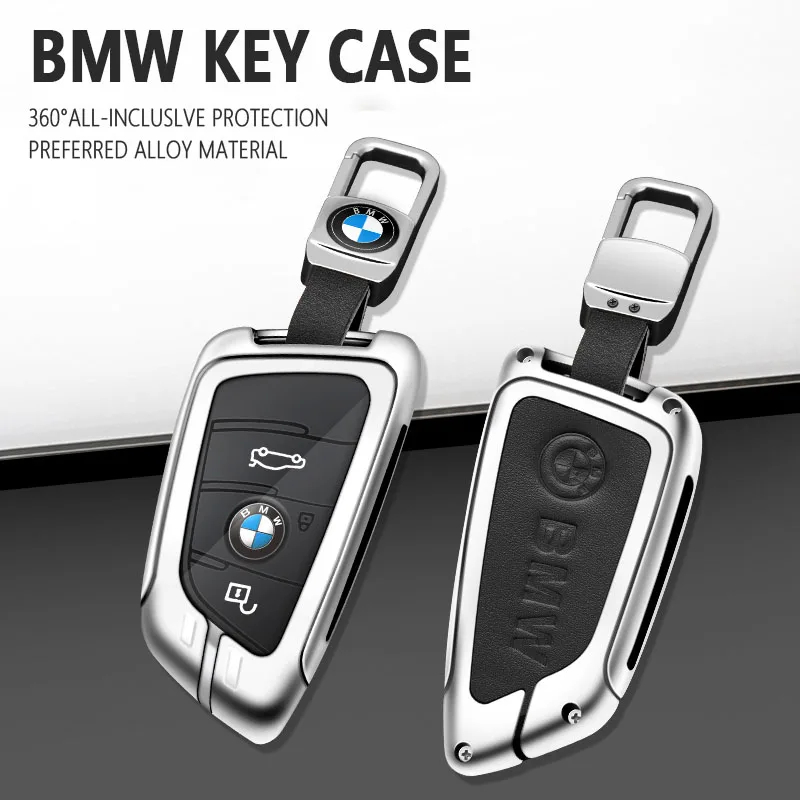 FOAMO Funda para Llave de Coche Compatible con BMW 3-4 Teclas (Solo FOAMO Funda para Llave de Coche Compatible con BMW 3-4 Teclas (Solo