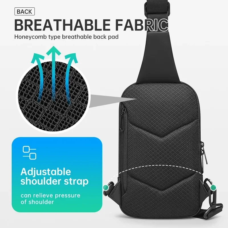 Men Casual Sport Shoulder Messenger Bag