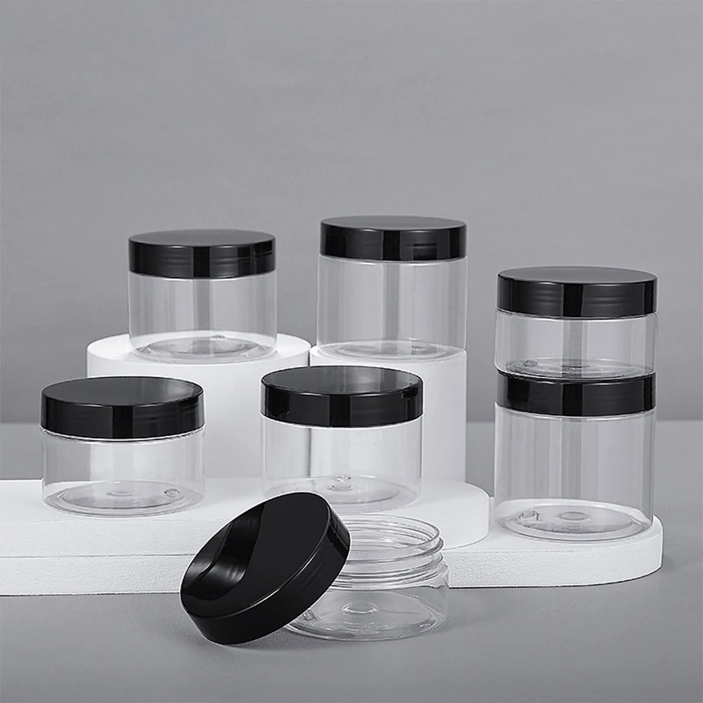 Face Cream Jar Empty Plastic Cosmetic Makeup Bottle Storage Container 20pcs 250ml 200ml 150ml 100ml 50ml cosmetic plastic bottle