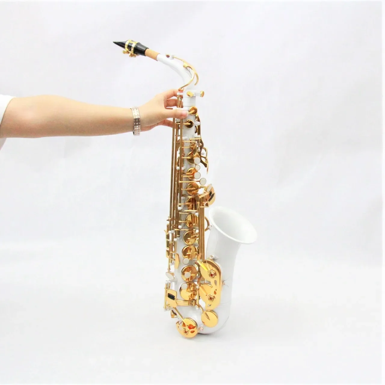 High quality alto saxophone with the saxophone parts reed and mouthpiece high end woodwind instruments alto
