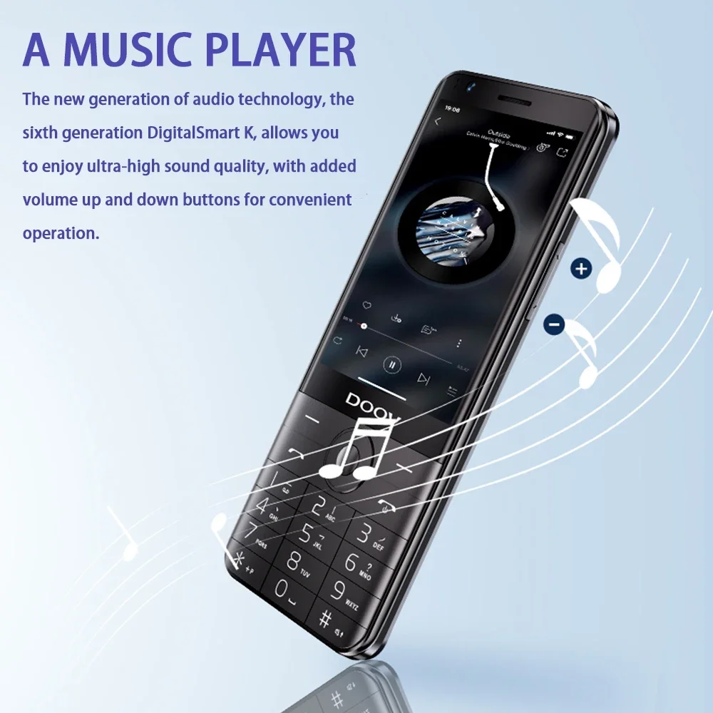 UNIWA DOOV R17 Pro Smart Mobile Phone Touch Screen 4G Whatsapp Android 13 Keypad Phones 3.54" 4GB 64GB 2300mAh Hebrew keyboard 4