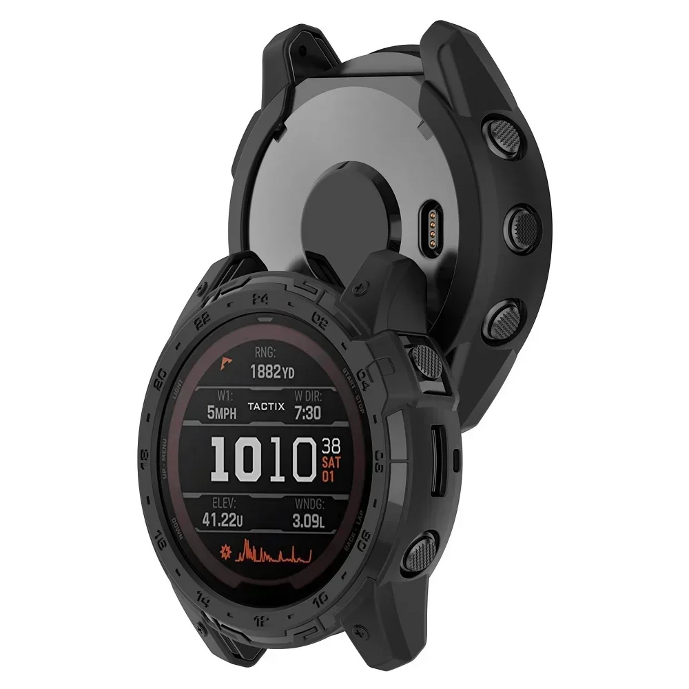 Soft Silicone TPU Watch Protective Case For Garmin Fenix 7X Pro 6X 5X Tactix 7 Pro Fenix 7 6 5 Enduro 2