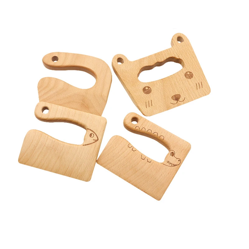 Accessoires de cuisine en bois pour enfants - Pour la cuisine de jeu et les magasins d'achat, jouets en bois à découper, boulangerie, accessoires de cuisine pour jeux de rôle, cadeau pour