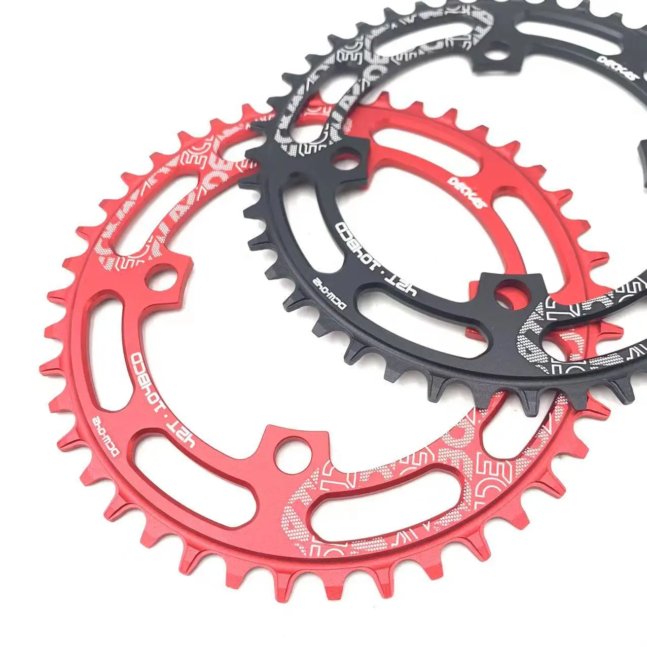 Bike Chainring Bike Crankset Bicycle Parts DECKAS Round 104BCD 40/42/44/46/48/50/52 T Getande Mountain Bicycle Wiel MTB bike for 8-12 speed crankset Aluminum Chainring