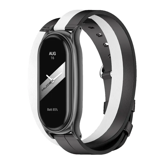 Correa Doble Xiaomi Smart Band 8 Double Wrap Strap Black and