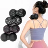 Yoga Massage Roller Ball Peanut Double Lacrosse Spiky Fasciitis Balls Back Ball For Plantar Relief Mobility Myofascial Pain 3