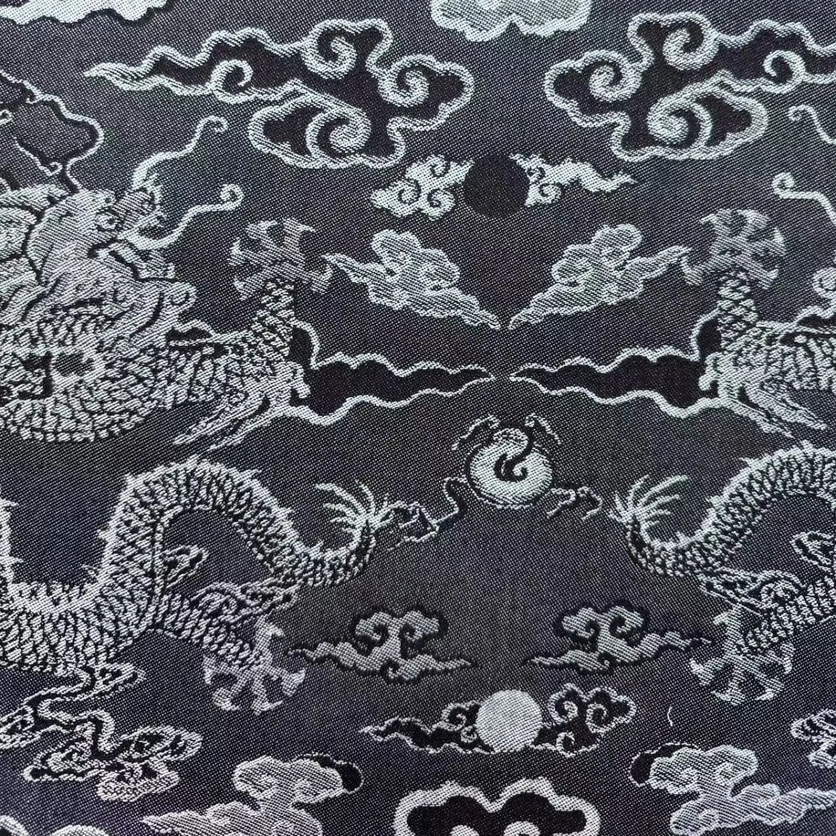 Jacquard Denim Jacquard Washed Fabric Clothing Clothes Skirt Sofa Handmade DIY Fabric