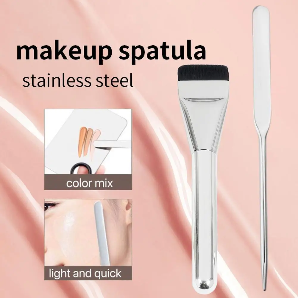 

Ultra Thin Shaped Flat Head Foundation Brush Cosmetic Tool For Makeup Artists Does Not Eat Powder Makeup Brushes P9I6