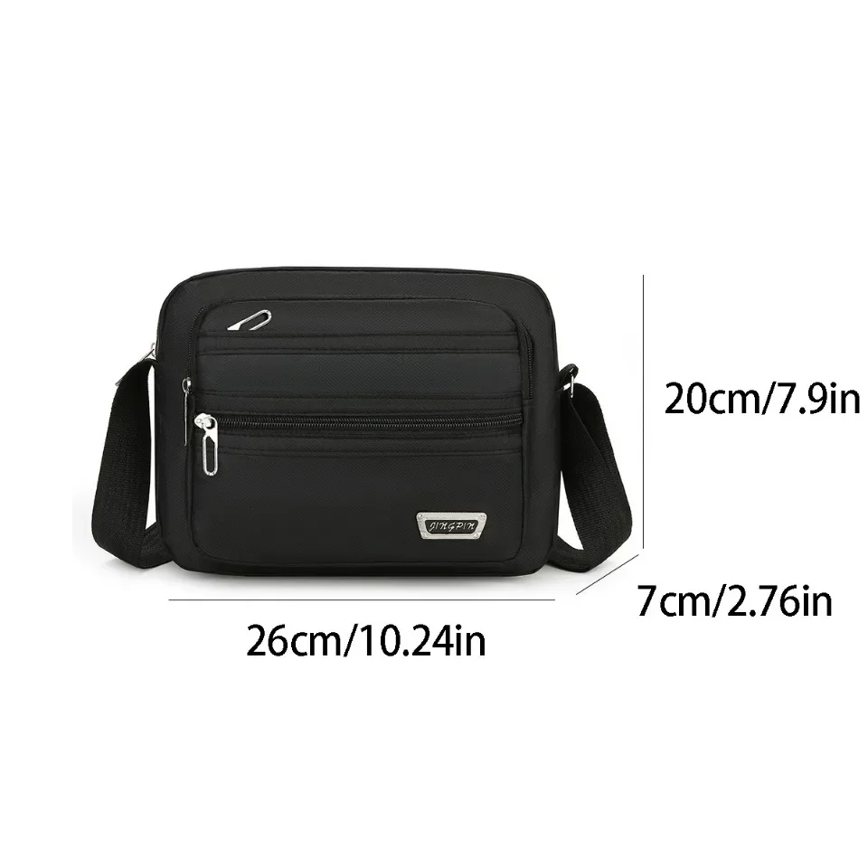 Men Cross-body Bags Male Leisure Versatile Shoulder Bags Boy Messenger Handbags For Travel Casual Satchel Solid Color Sac