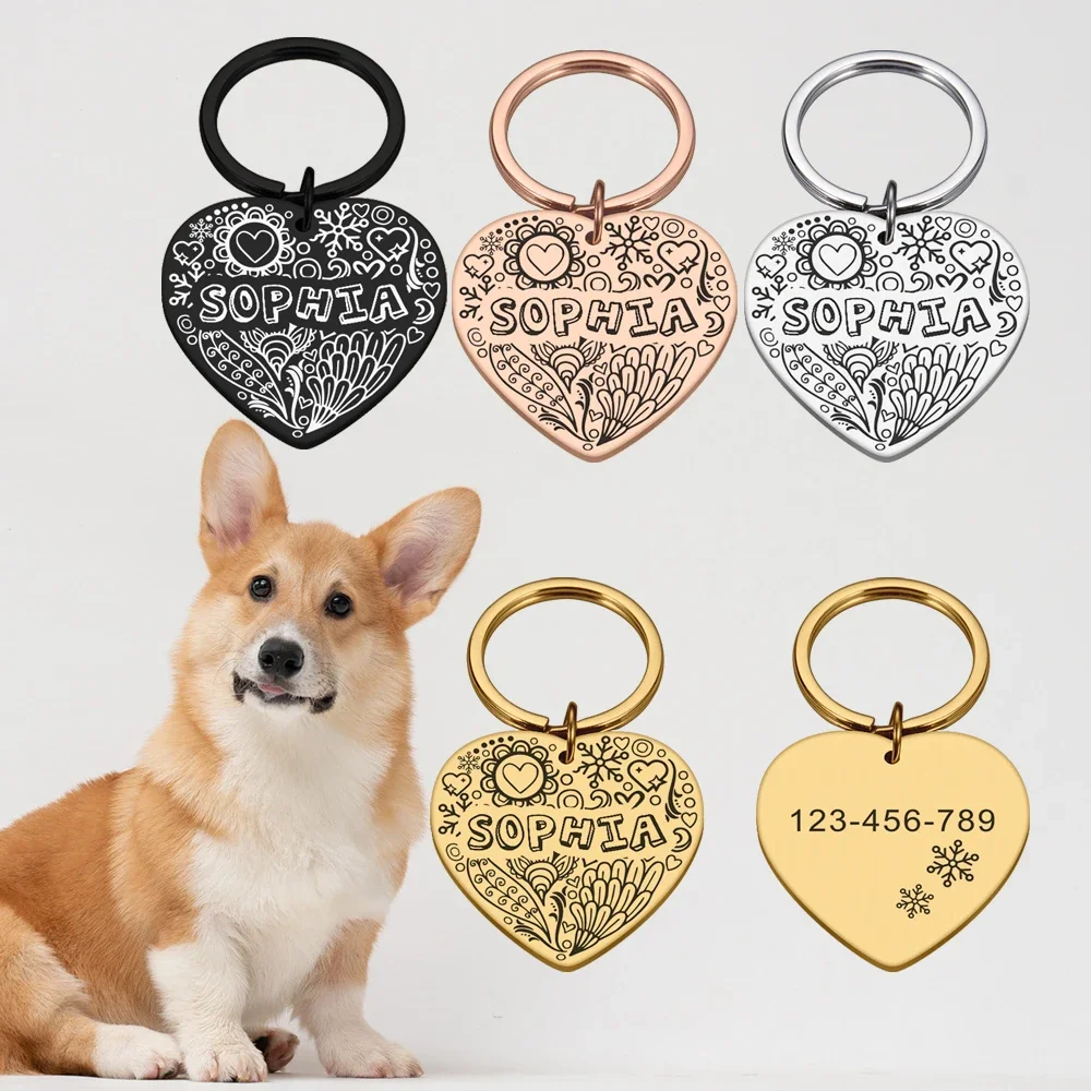 customized-dog-collar-tags-heart-id-cat-name-plate-decoration-collar