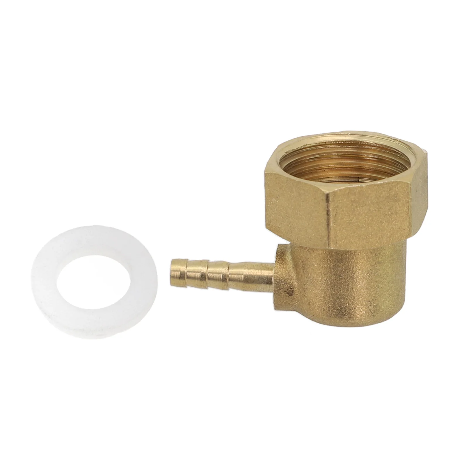 Quality Brass Barb Hose Tail End Connector For WaterGas Pipe Fitting Elbow Air Outlet Pipe Fittings Building Materials Supplies images - 6