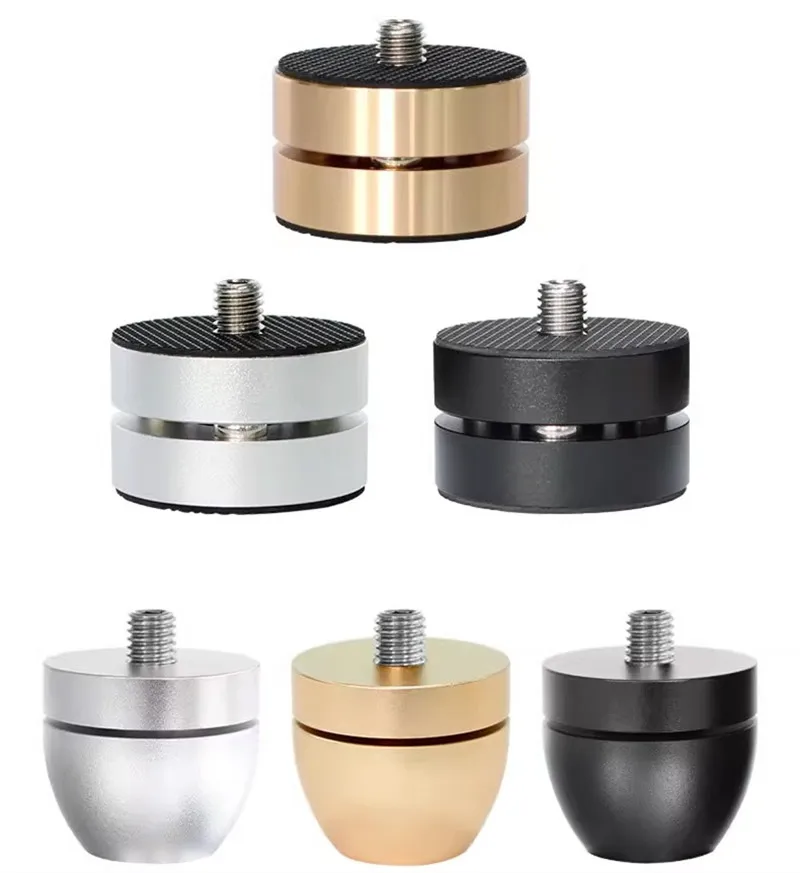 

Silver Black Gold Diameter 39mm Aluminum Steel Ball Audio Amplifier Speaker Machine Feet Shock Absorber Feet Foot Pad