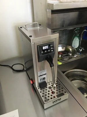 220-240V Fully automat Professional milk steamer with temperature setting/stainless steel milk frother machine WPM WELHOME PRO 4