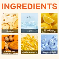Savon anti-acné au curcuma et au citron - Formule minimisant les pores, nettoie en profondeur, éclaircit la peau et hydrate pour un teint clair. 5