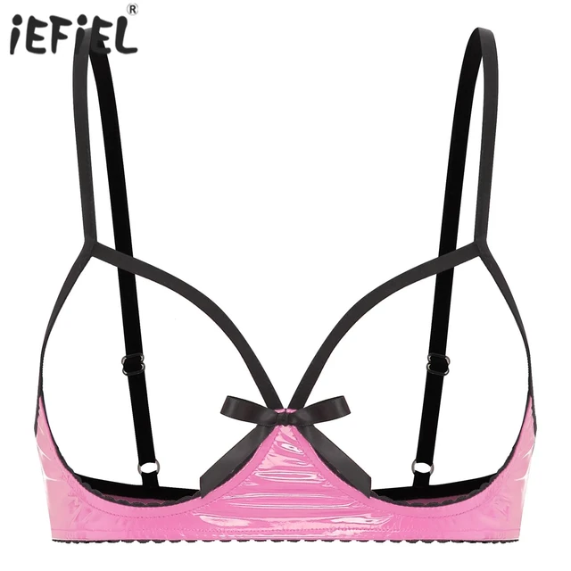 Womens Lingerie Open Breast Exposed Hot Bra Exotic Bralette