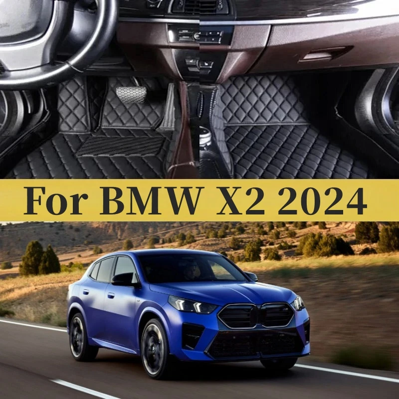 Car Foot Pads Protective Pad Auto Floor Mats Automobile Carpet Cover Auto Interior Accessories For BMW X2