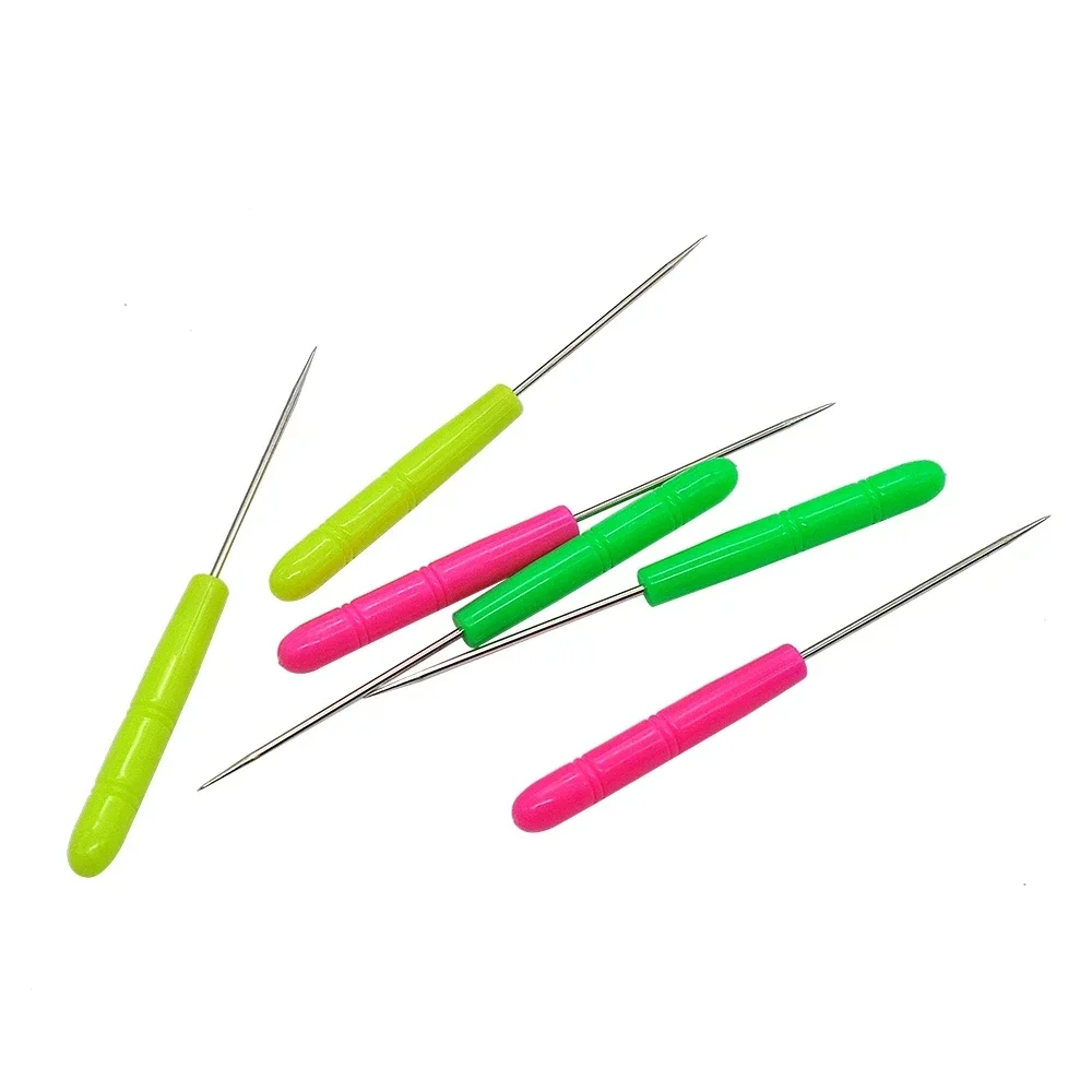 100Pieces Plastic&metal Shisha Tin Foil Puncher Chicha Narguile Piercing Tool Single Needle Aluminum Foil Hookahs Accessories