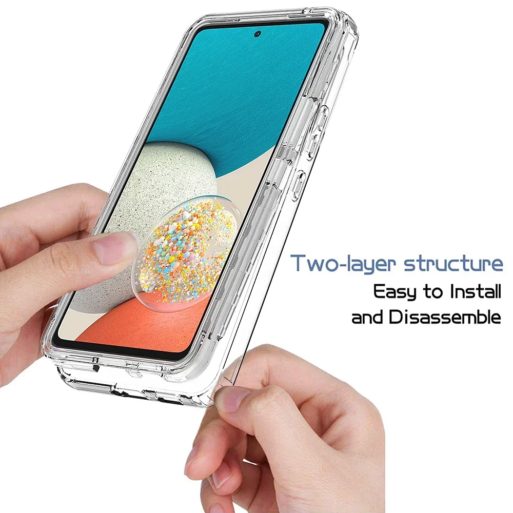 Crystal Clear Shockproof Phone Case with Enhanced Protection
