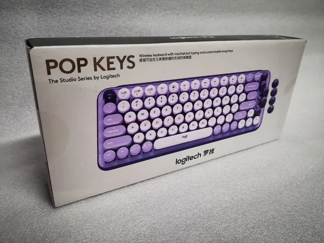 L*a様 【未使用】logicool POP KEYS ワイヤレスメカニカルキー ロジテック Logitech Pop Keys Purple メカニカル ワイヤレス